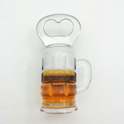 China Europe souvenir gifts beer mug magnet with opener, beer mug bottle opener, beer mug fridge magnet for souvenirs for sale