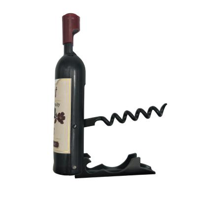 China Viable Wine Bottle Shape Bottle Opener With Magnet, Wine Opener With Fridge Magnet For Souvenirs for sale