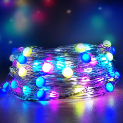 China Modern Wonplug 10m String Winding Lights Led Usb Decoration Led Light Copper Wire Christmas String Lights for sale