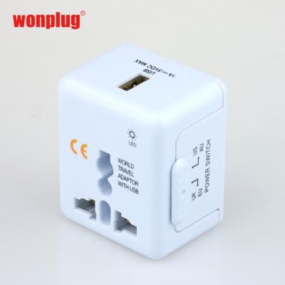 China World Travel Adapter Residential/Multipurpose Universal Charger with 2 USB Ports Charger Euro Plug Smart UK Plug Converter Adapter for sale