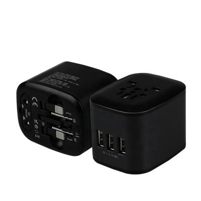 China Universal USB Logo 3 Adapter AC Wall Plug Power Adapter Residential / Multipurpose Travel Custom Charger for sale