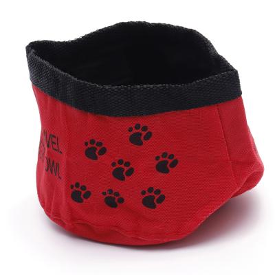 China Viable Collapsible Silicone Foldable Dog Bowl Factory Wholesale Manufacturer Folding Portable Travel Dog Bowl for sale