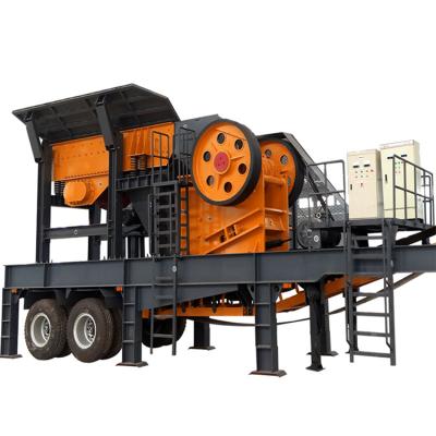 China High Capacity Mobile Factory Wholesale Cheap Price Mobile Crusher Construction Stone Crusher Plant for sale