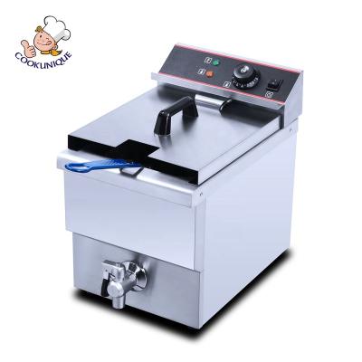 China Other 2022 Hot Sale Electric Fryer 1-Tank 1-Basket Fryer Kitchen Equipment for sale