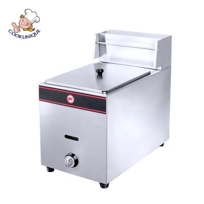 China High Efficiency Gas Countertop Commercial Deep Fryer Chips Fryer for sale