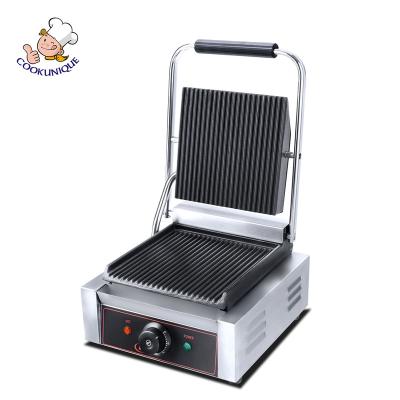 China Removable Hot Selling Professional Electric Touch Grill Commercial Oil Collector Sandwich Grill for sale