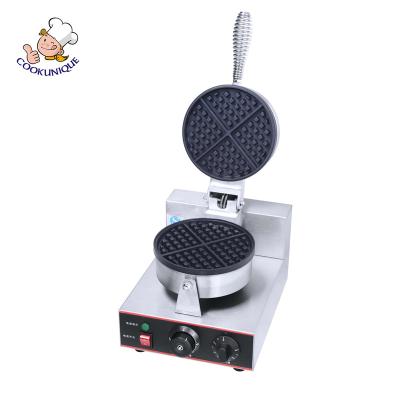 China Hotels Waffle Baker Commercial Single Plate Mini Waffle Maker Electric Restaurant Waffle Making Machinery for sale