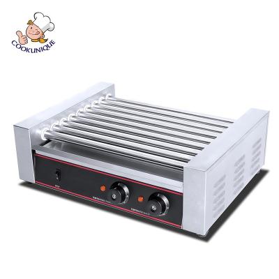 China Hot Sale Hotels Commercial Hot Dog 9-Roller Machine Electric Hot Dog Maker Machine for sale