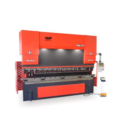 China Building Material Stores NWP Hydraulic CNC Sheet Metal Press Brake 63T*2500 Metal Bending Machine On Sale for sale