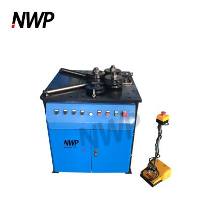 China Power Supply Hydraulic Angle Machine Angle Sheet Rolling Iron Flat Pipe Crimping Machine On Sale for sale