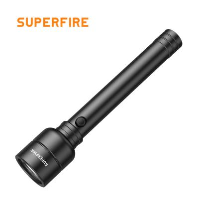 Cina SupFire 2000 Power Hand Torch 20w Rechargeable High Lumen Flashlight Waterproof Led Flash Lights 2000 Led Torch Light Torch in vendita