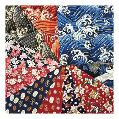 China Recyclable Chinese Style Printed Paper Cotton Fabric Price Good Sale for sale