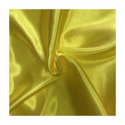 China Sustainable Home Textile Woven 100% Polyester Satin Fabric for sale