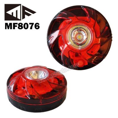 China ABS 6 Modes 6 Emergency RED WHITE Magnet LED+ 1 LED Night Roadside Flashing Alarm Warning Light Led Road Flare for sale