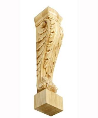 China Good Quality Basswood Unfinished Cheap Decorative Carved Wood Shelf Brackets (EFS-PC-104) for sale