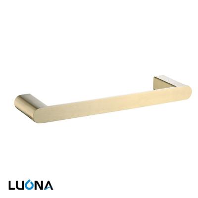 China Modern Simple Simple Wall Mounted Brass Towel Holder Rack Elegant Style Towel Bar for sale