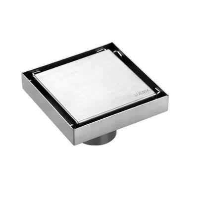 China Modern Contemporary Hotel Shower Stainless Steel 304 Stainless Steel Bathroom Floor Square Trap Drain for sale