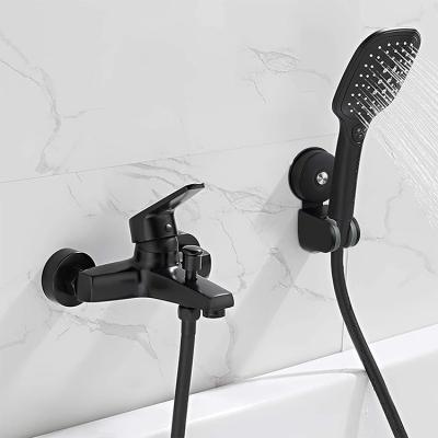 China With SS304 Adjustable Suction Cup Stainless Steel Wall Mount Diver Bathroom Hand Held Shower Head Holder for sale