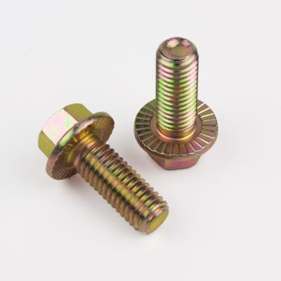 China M8 Cars Din Motorcycle Hex Flange Bolts Galvanized Head Hex Flange Bolt for sale