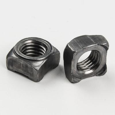 China Custom heavy industry steel square nut for furniture decoration welding steel nut for sale