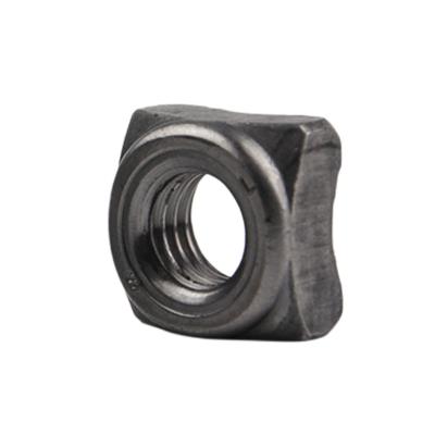 China Heavy Industry Galvanized Plated Square Threaded Nut Weld Square Nuts for sale