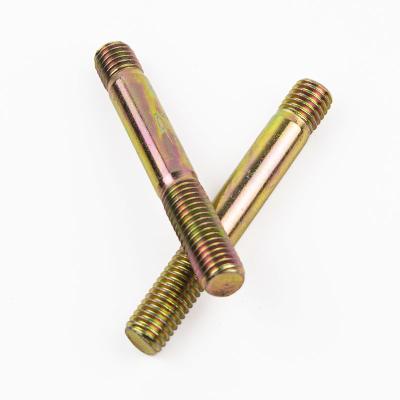 China General Industry Galvanized Steel Double Stud Stud Bolt Threaded Full Threaded Rod Stud for sale