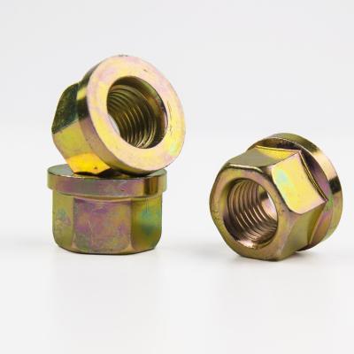 China Heavy Industry Factory Flat Head Steel Hex Rivet Nuts Hex Flange Nut for sale