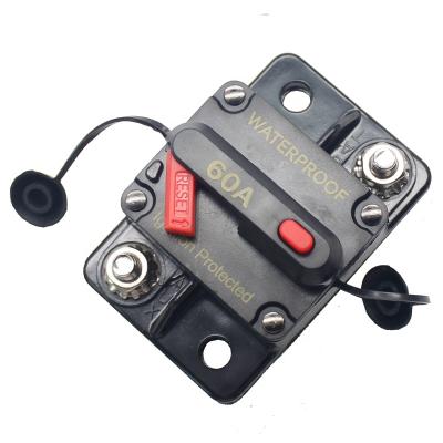 China Built-in DC Circuit Breaker 40A 50A 60A 70A 80A 100A 150A 200A 250A 300A Marine Solar Truck Car Audio for sale