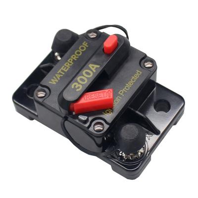 China Boats 12V 24V 48V 300A Amp Audio Car Automobile Marine Boat DC Circuit Breaker for sale