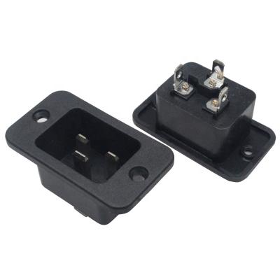 China Industrial High Quality 250V 16A 20A IEC320 C20 Inlet Connectors For PDU Male Socket for sale