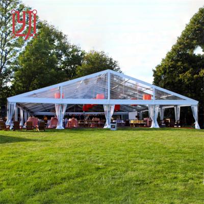 China Wedding High Quality Transparent Clear Big Roof Marquee Aluminum Wedding Party Events Tent for sale