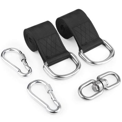 China Modern Heavy Duty Non-Stretch Shaft Swing Hooking Ties Kit With Safer Lock Break Carabiner Hooks for sale