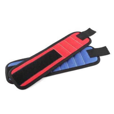 China New Strong Viable Magnetic Wristband Portable Tool Bag For Repair Bolt-Nut Kit Organizer Storage Of Screw Nail Drill Bits for sale