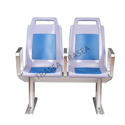 China Plastic marine seats for passenger boats with aluminum frame for sale