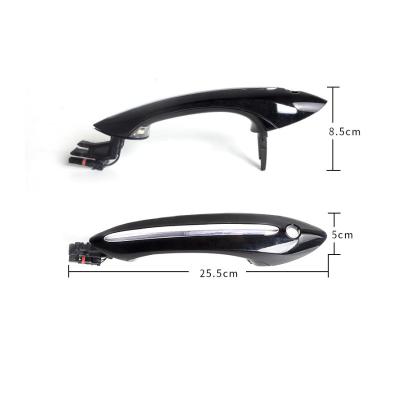 China ABS+PC Black White Car Exterior Comfort Access Door Handle For BMW 5 7 Series F01 F02 F06 F10 520d 520i 525d 528i 530d 530i 51217231931 for sale