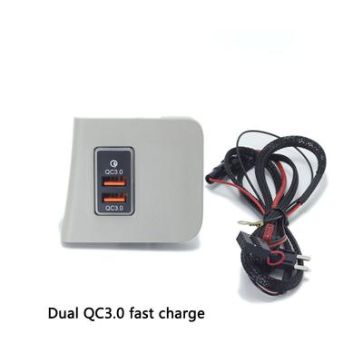 China beach & Vacation Dual USB Charger Car Interface Socket Connector Dual QC3.0 Voltage Display For NISSAN NV200 for sale