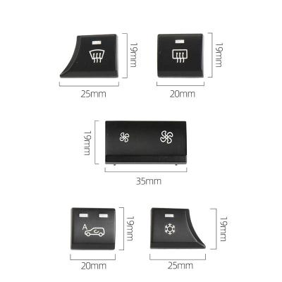 China beach & Vacation For BMW X5 X6 E70 E71 Air Conditioning Button Air Volume Adjustment Switch Refrigeration Button Airflow Button Cover for sale