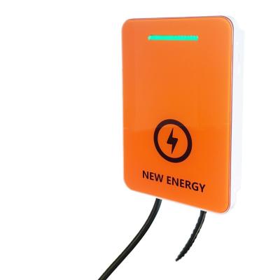 China New Energy 7kw32A Smart Card Scanning 220V Automobile Column Charging Stack AL07032DG for sale