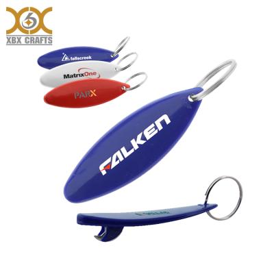 China Wholesale Custom Plastic Logo Plastic Surfboard Key Chain With Printed Logo for sale