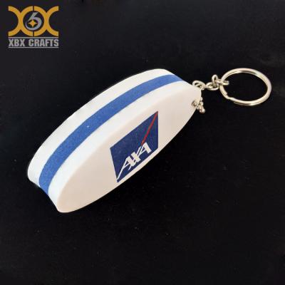 China Wholesale Cheap Printing Metal Logo No Min Custom Neoprene Floating Key Chain for sale