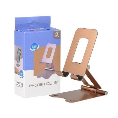 China Foldable Mobile Phone Holder Tablet Multi-angle Phone Stand Bracket Home Office Accessories Multi-angle Lazy Desk Dock Aluminum Flexible Adjustable Aluminum Cradle for sale