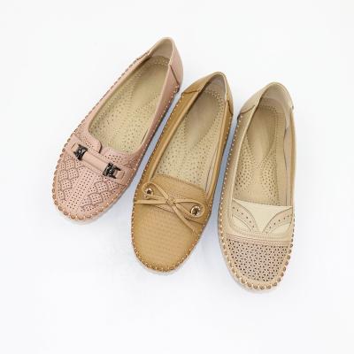 China Spring Ladies Flat Factory Wholesale Loafers Guangzhou Manufacturing Flat Shoes Women 2021 for sale