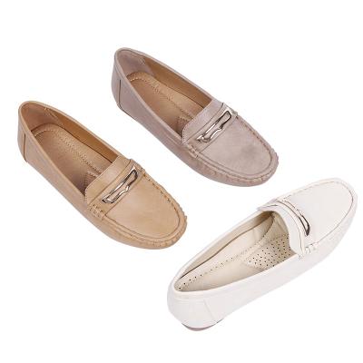 China Professional Deodorization Production Of Women Sexy Comforbale Flat Shoes Fashion Ladies Pea Shoes for sale