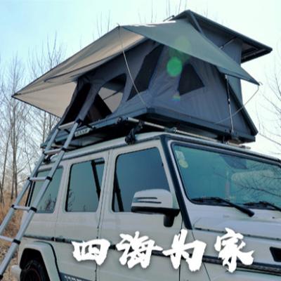 China Factory Direct Selling Shell Car Roof Top Tent Hard Folding Camping Tent For SUV for sale