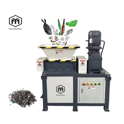 China Building Material Shops Mini Waste Metal Tire Plastic Double Shaft Shredder Machine for sale