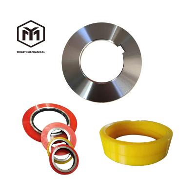 China Coil Slitter Line High Precision Rolling Cutter Blade For Cutting Aluminum Metal Copper Strip Round Knife for sale