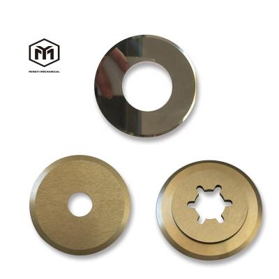 China Cutting Tools Carbide Cloth Cutter Blades Around Blade For Cloth Slitter Circular Knives For Cardboard for sale