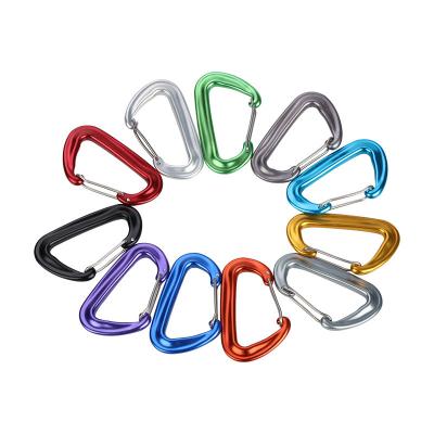 China Custom Logo D Carabiner Promotional Clips Hook Bag Outdoor Man Gift Logo or Metal S Shaped Key Chain Carabiner for sale