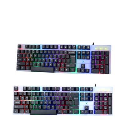 China Numpad OEM Gaming Keyboard Key Gaming Keyboard With Rainbow Light Gaming Mechanical Keyboard On Hot Sales for sale