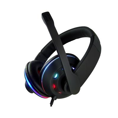 China Wholesale Factory Price Stereo Sound Wired Headset Audio USB Gaming Earphone Headset With MIC Phone Gamer COM Microfone for sale